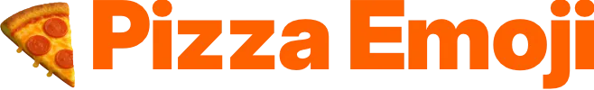 The Pizza Emoji logo