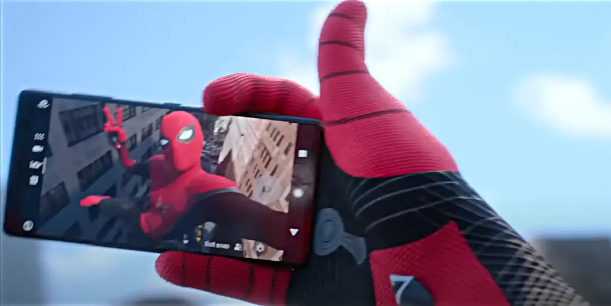 A Spider-Selfie from Spider-Man: Far From Home