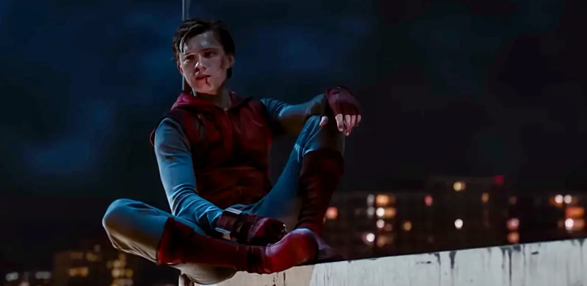 Spider-Man saves the day in Spider-Man: Homecoming