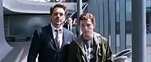 Stark and Parker from Spider-Man: Homecoming